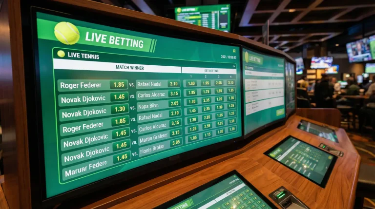 Explication des cotes de paris tennis avec calculs de gains